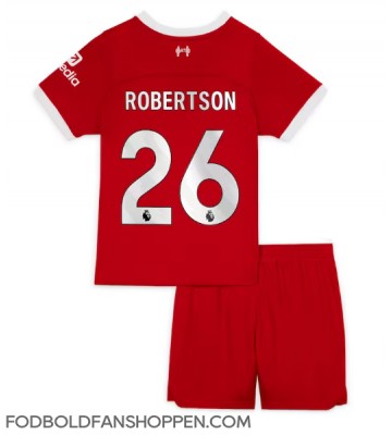 Liverpool Andrew Robertson #26 Hjemmebanetrøje Børn 2023-24 Kortærmet (+ Korte bukser)